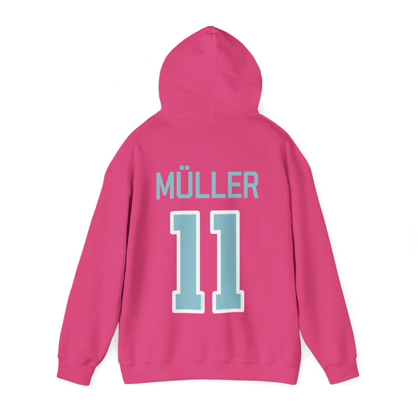 Alina Muller 11 Heavy Fleet Hoodie - No Sleeve Print | Chix Sports