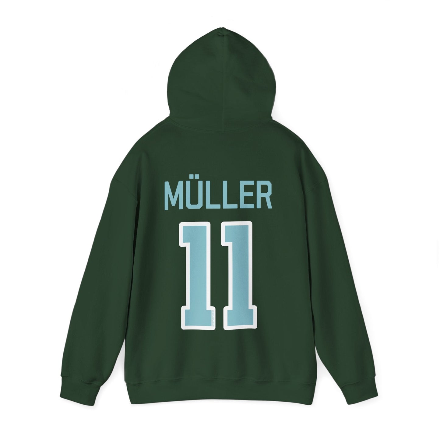 Alina Muller 11 Heavy Fleet Hoodie - No Sleeve Print | Chix Sports