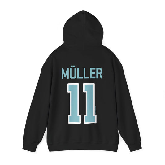 Alina Muller 11 Unisex Fleet Hoodie - No Sleeve Print | Chix Sports