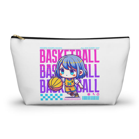 Basketball Player Anime Style Accessory Pouch | Chix Sports
