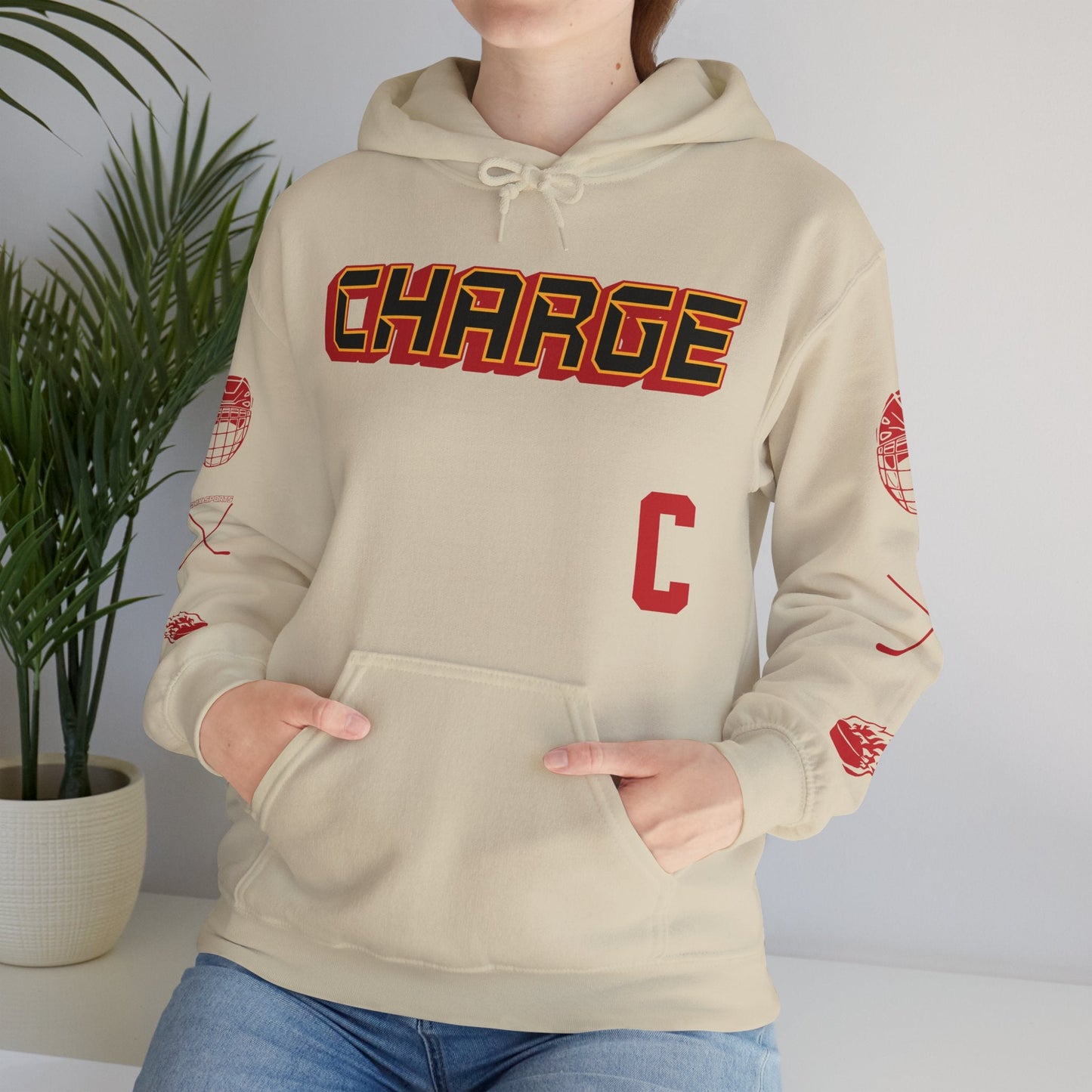 Brianne Jenner 19 Charge Hockey Heavy Hoodie | Chix Sports