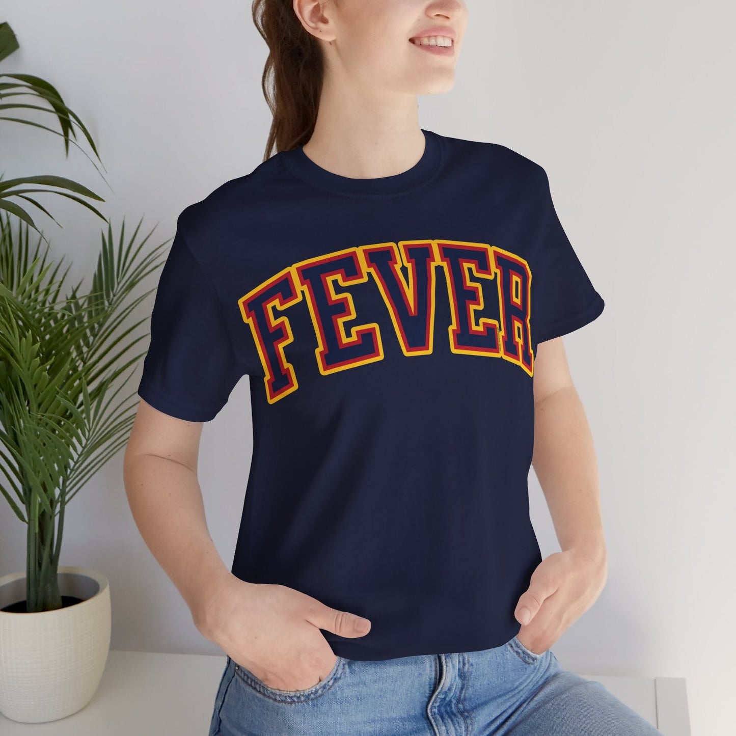 Caitlin Clark Fever Unisex Jersey T-shirt | Chix Sports