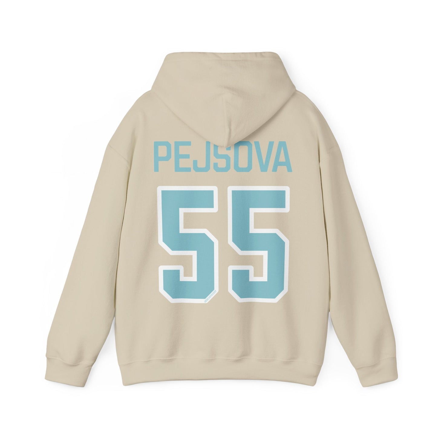 Daniela Pejsova 55 Heavy Fleet Hoodie - No Sleeve Print | Chix Sports