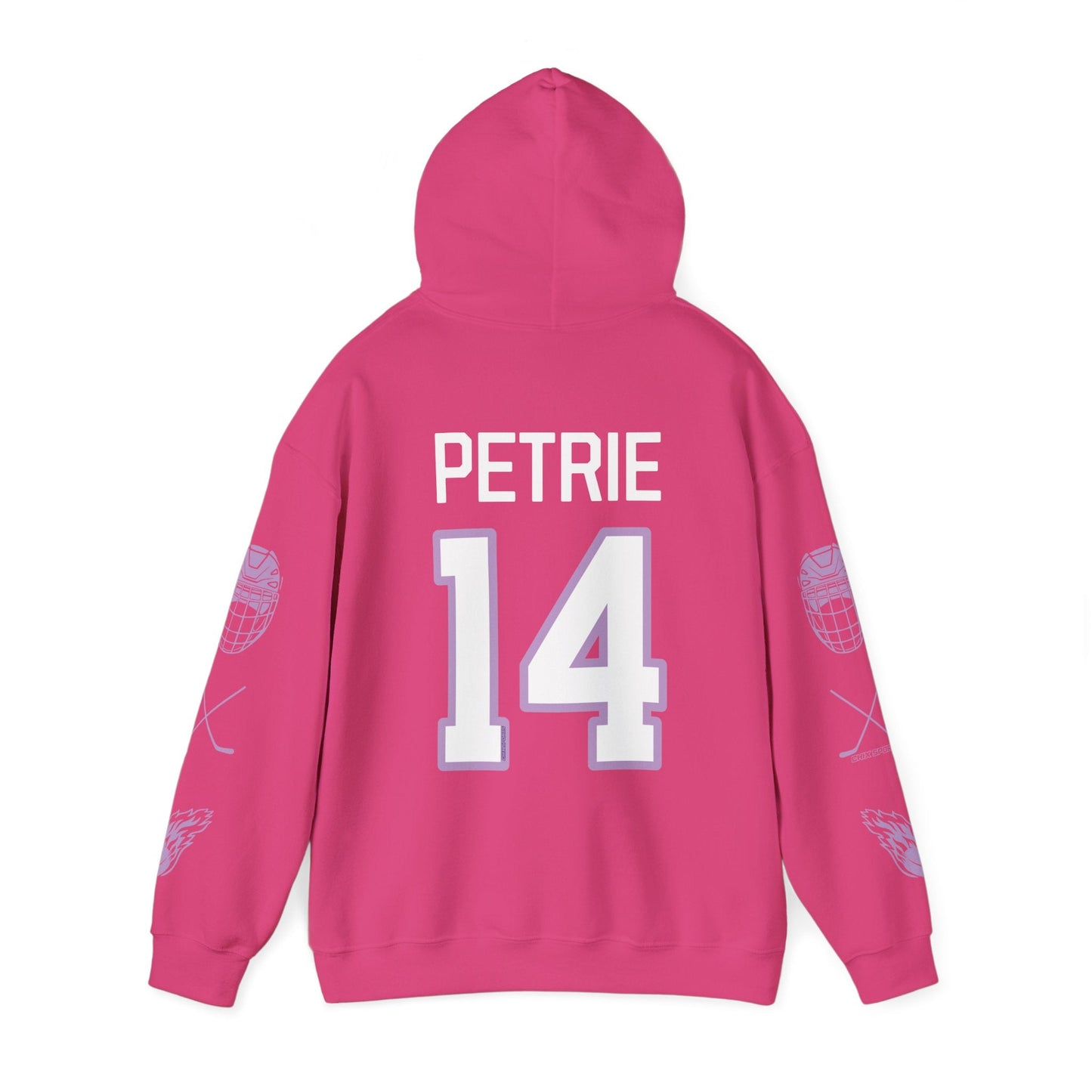 Dominique Petrie 14 Frost Hockey Heavy Hoodie | Chix Sports