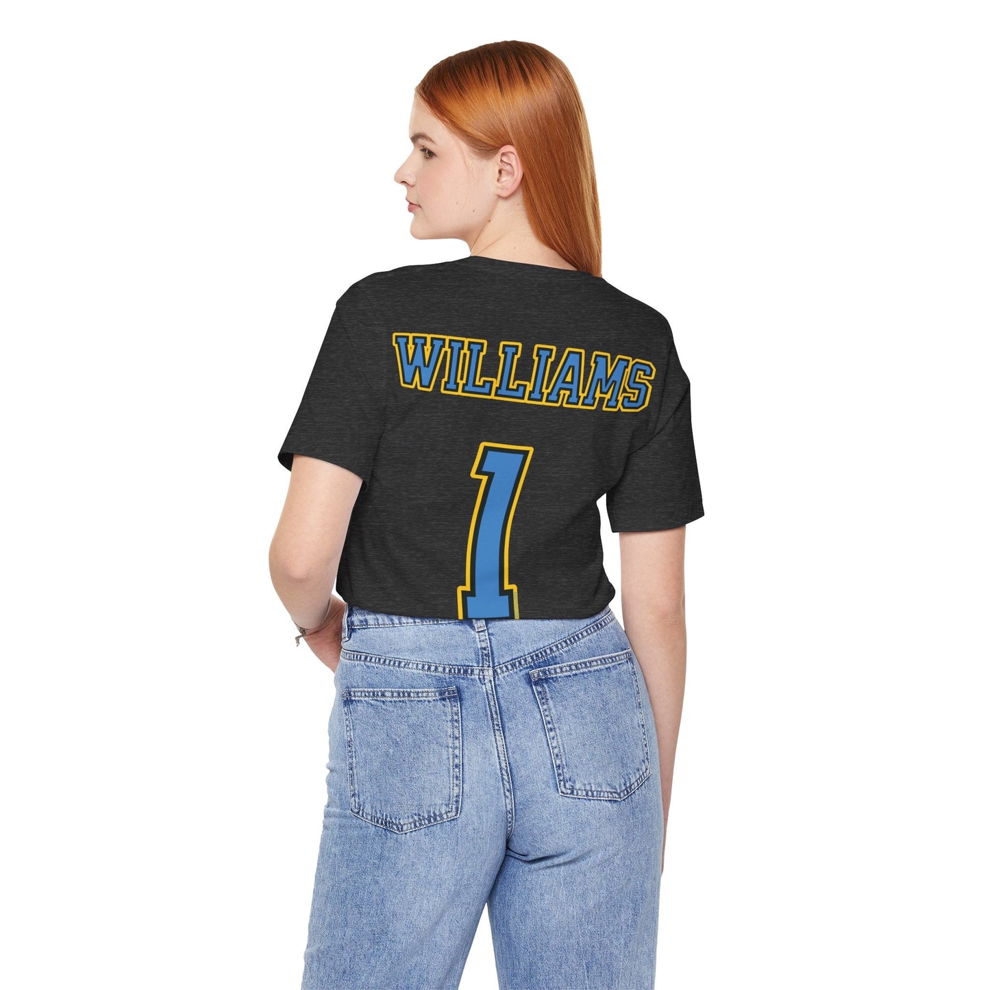 Elizabeth Williams Sky Unisex Jersey T-shirt | Chix Sports