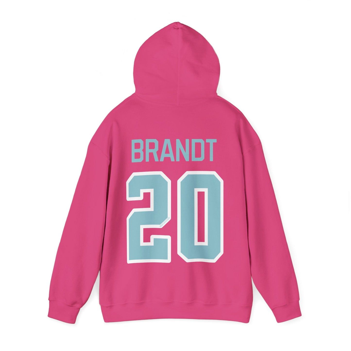 Hannah Brandt 20 Heavy Fleet Unisex Hoodie - No Sleeve Print | Chix Sports