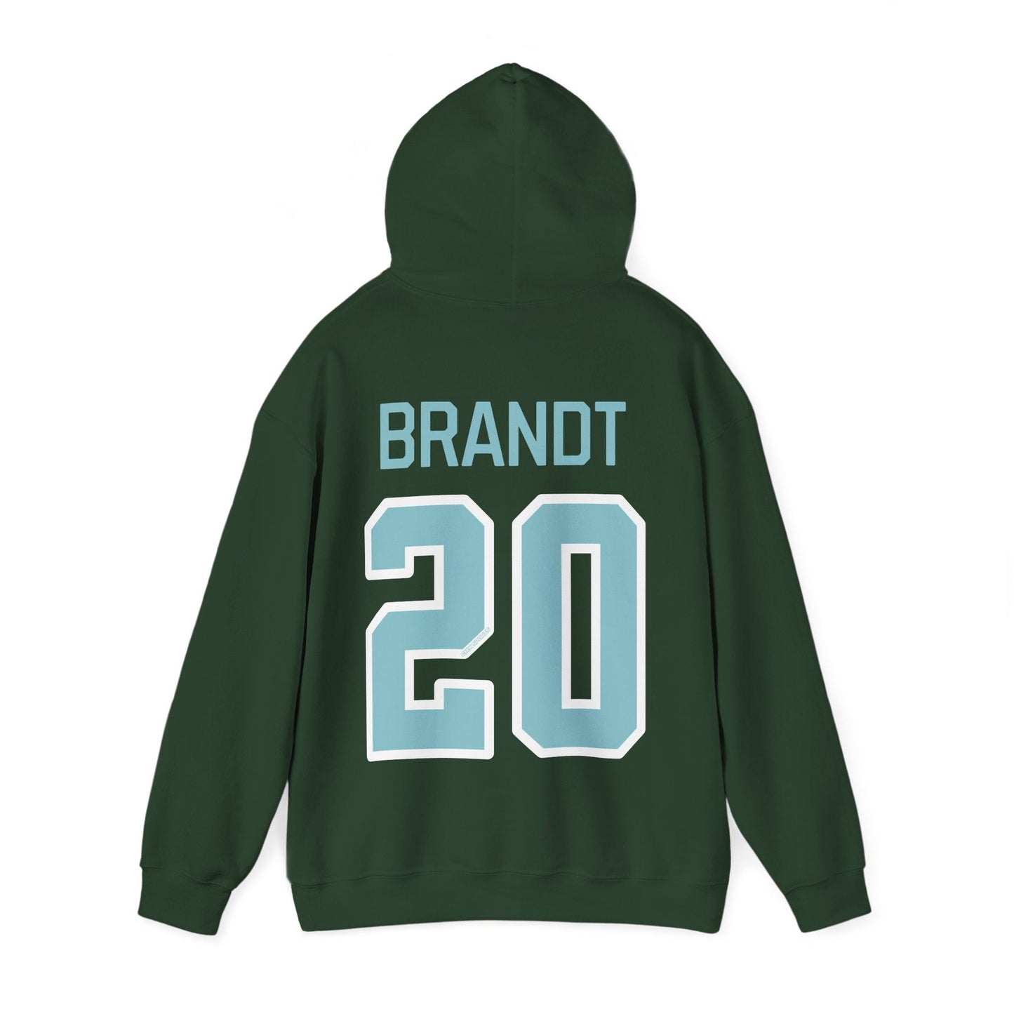 Hannah Brandt 20 Heavy Fleet Unisex Hoodie - No Sleeve Print | Chix Sports