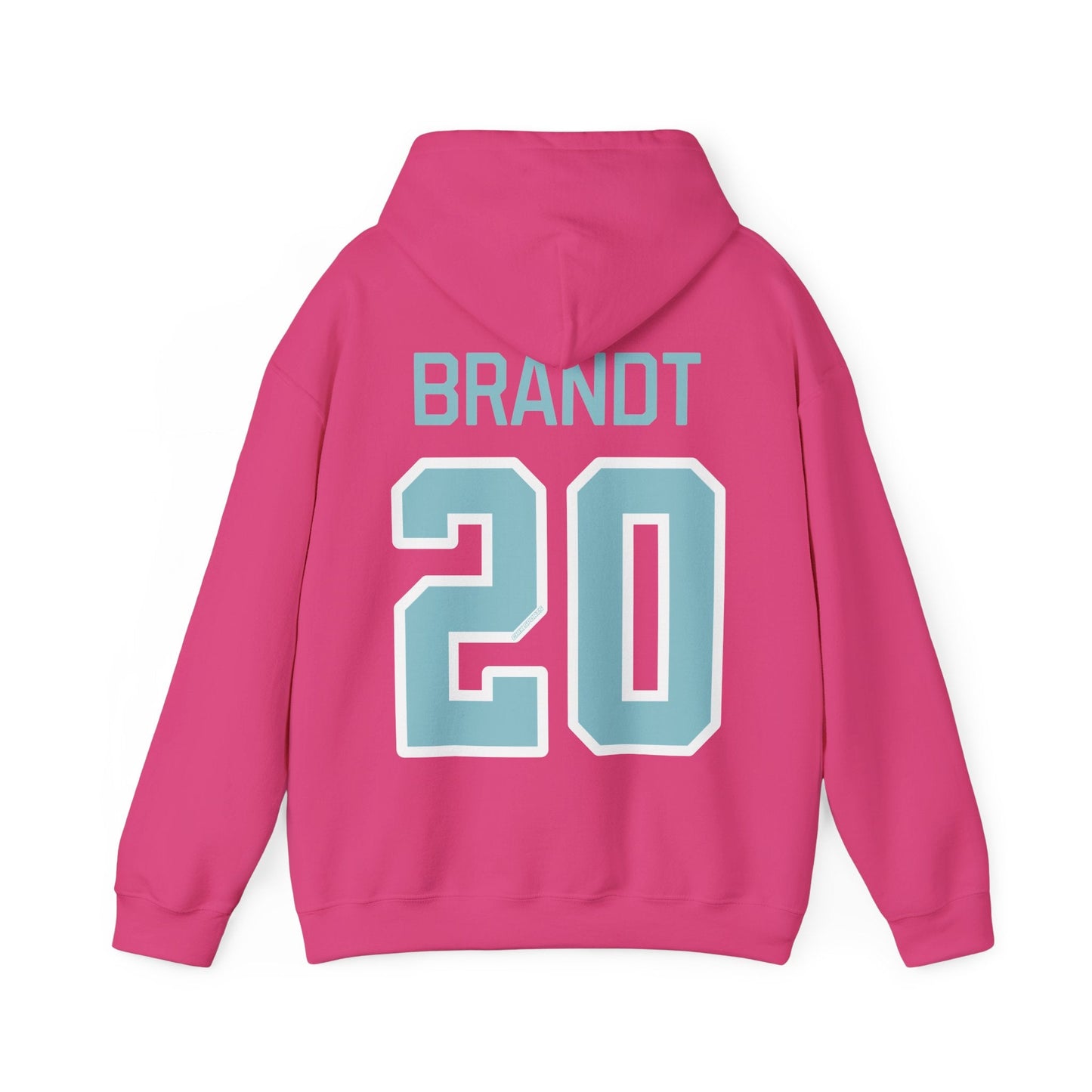 Hannah Brandt 20 Heavy Fleet Unisex Hoodie - No Sleeve Print | Chix Sports