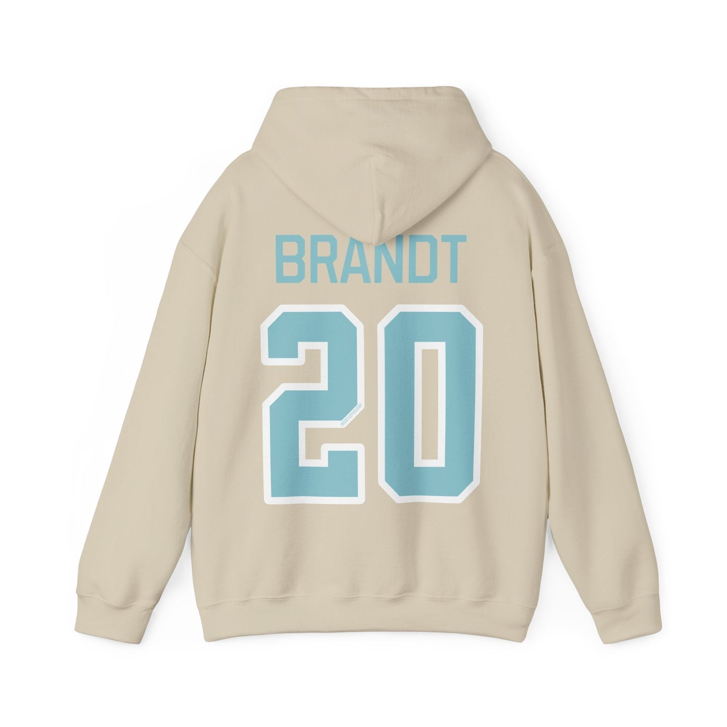 Hannah Brandt 20 Heavy Fleet Unisex Hoodie - No Sleeve Print | Chix Sports