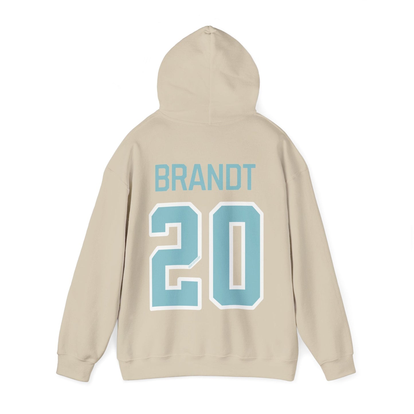 Hannah Brandt 20 Heavy Fleet Unisex Hoodie - No Sleeve Print | Chix Sports