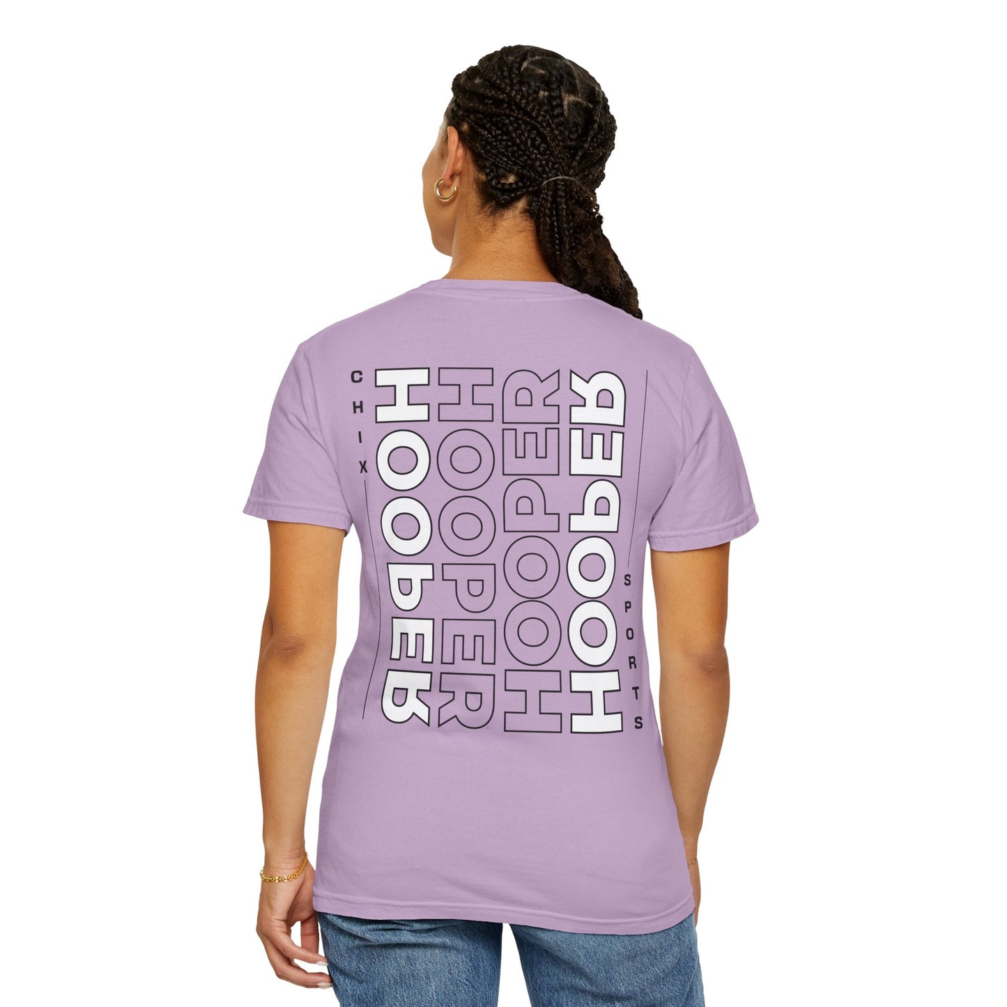 HOOPER Garment - Dyed T-shirt Vertical | Chix Sports