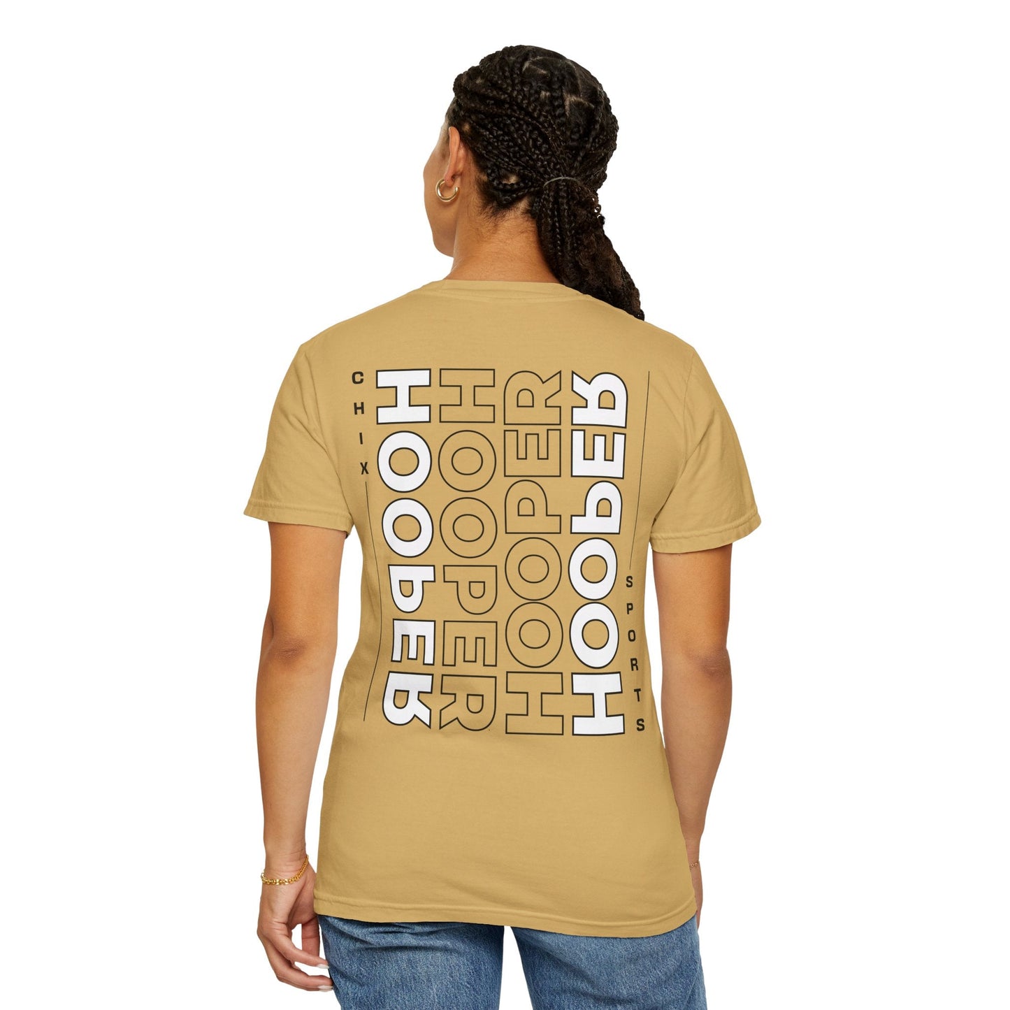 HOOPER Garment - Dyed T-shirt Vertical | Chix Sports