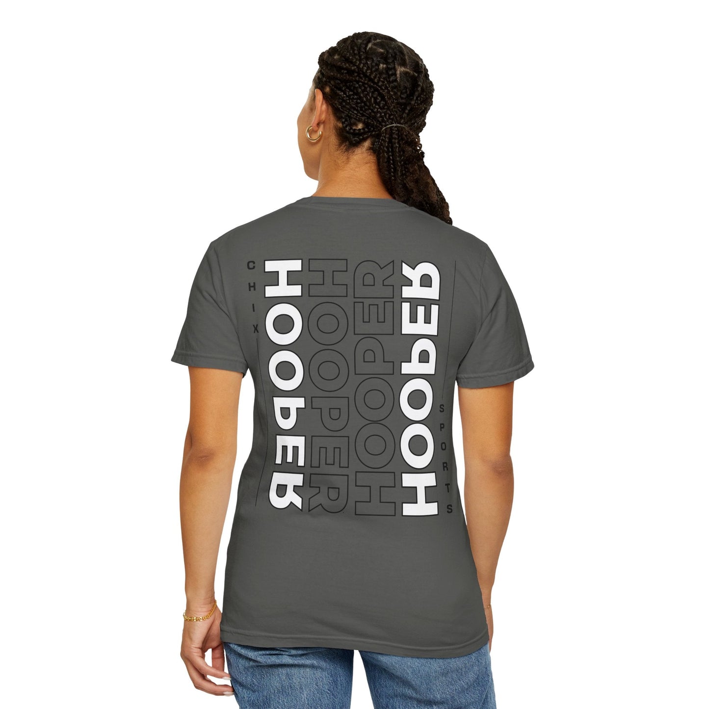 HOOPER Garment - Dyed T-shirt Vertical | Chix Sports