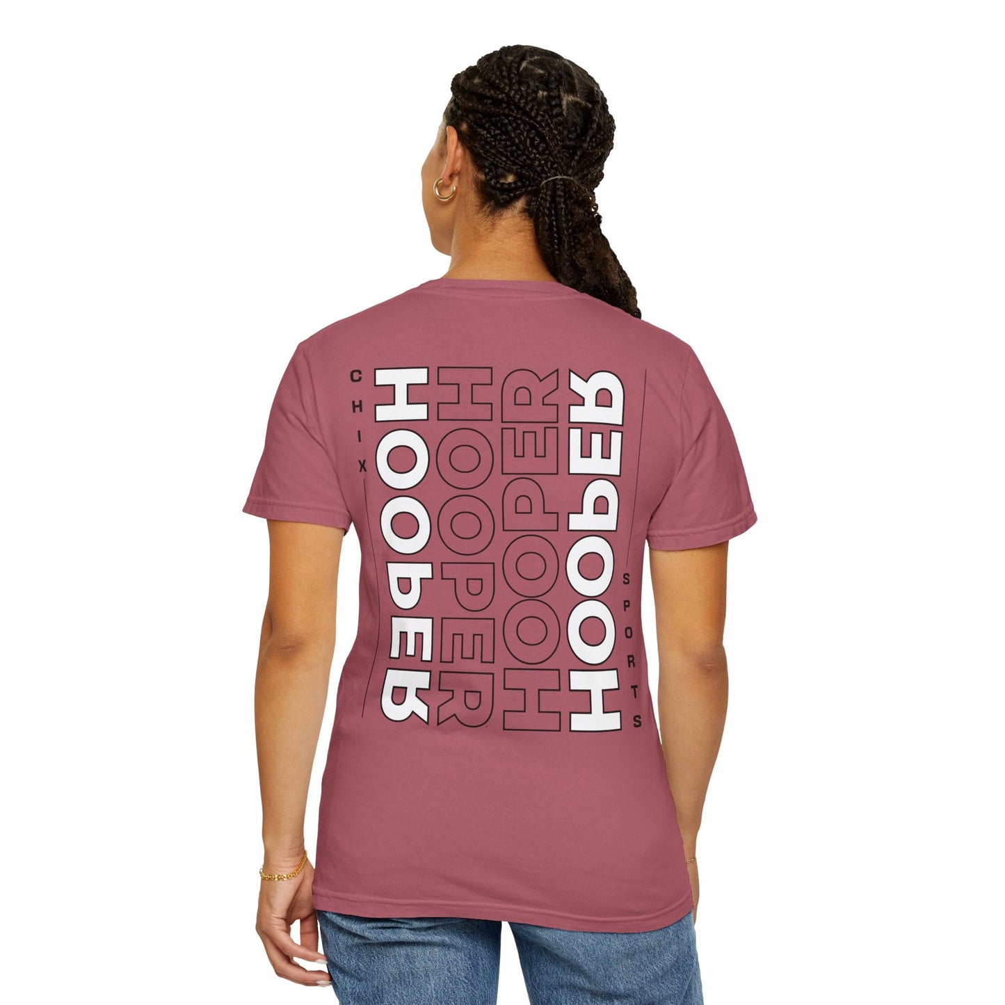 HOOPER Garment - Dyed T-shirt Vertical | Chix Sports