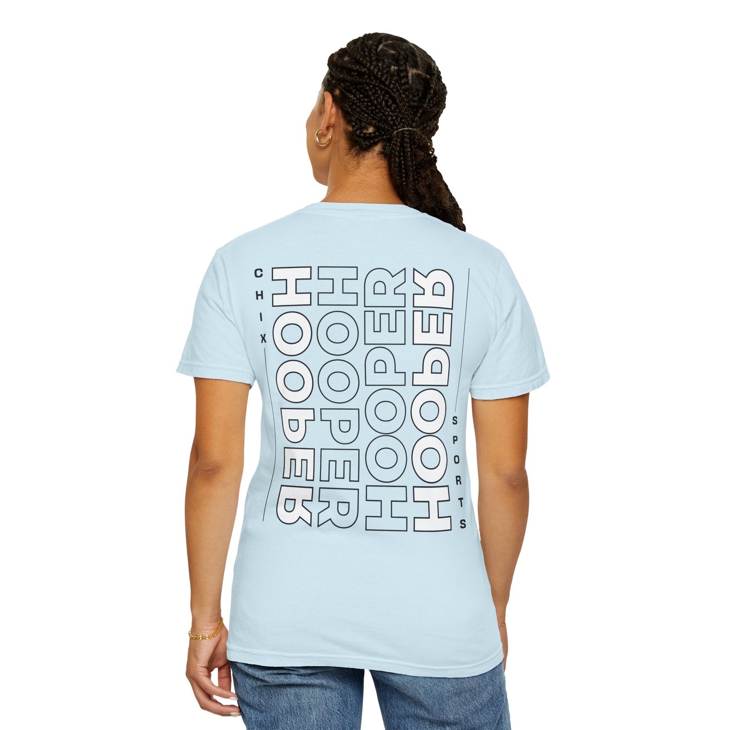 HOOPER Garment - Dyed T-shirt Vertical | Chix Sports