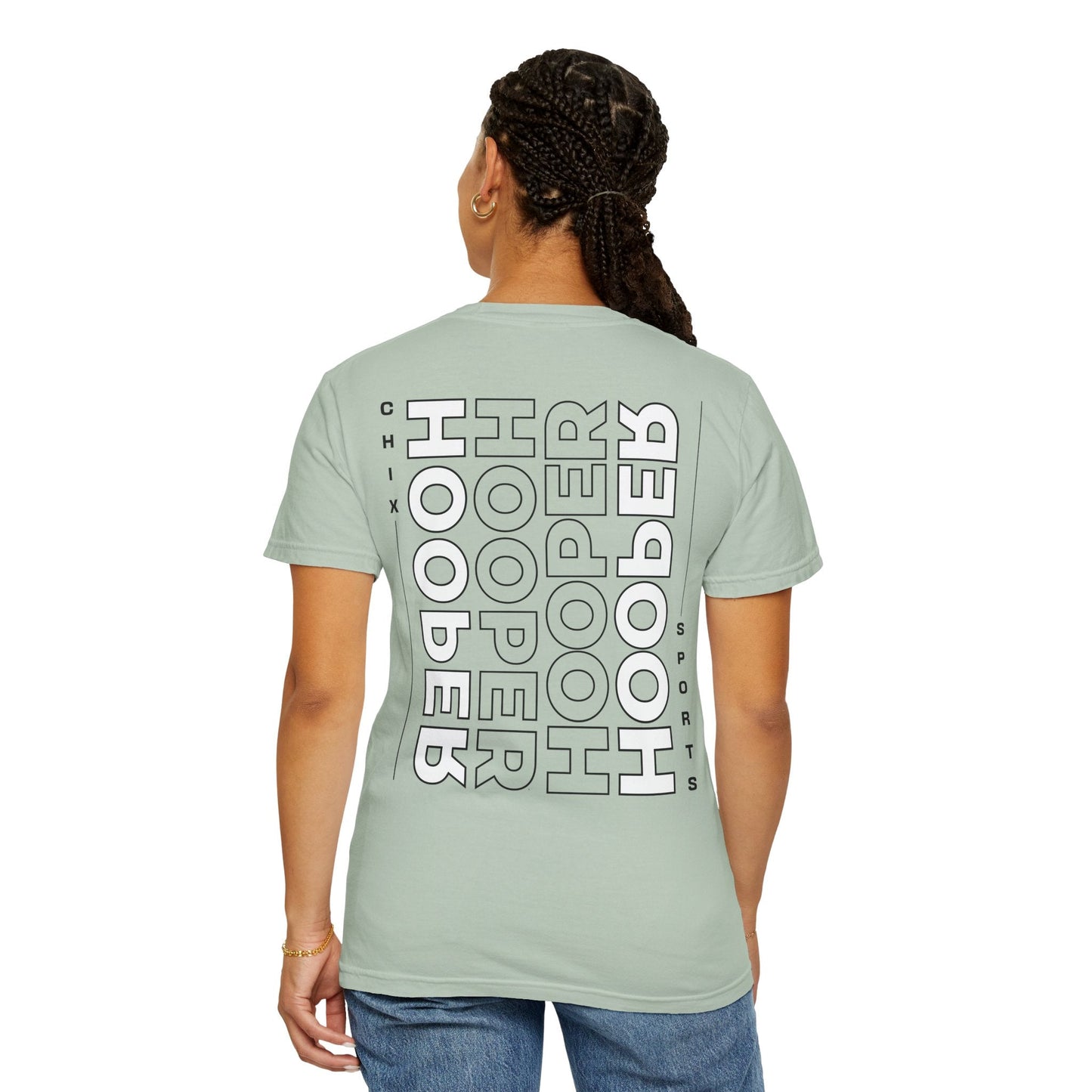 HOOPER Garment - Dyed T-shirt Vertical | Chix Sports