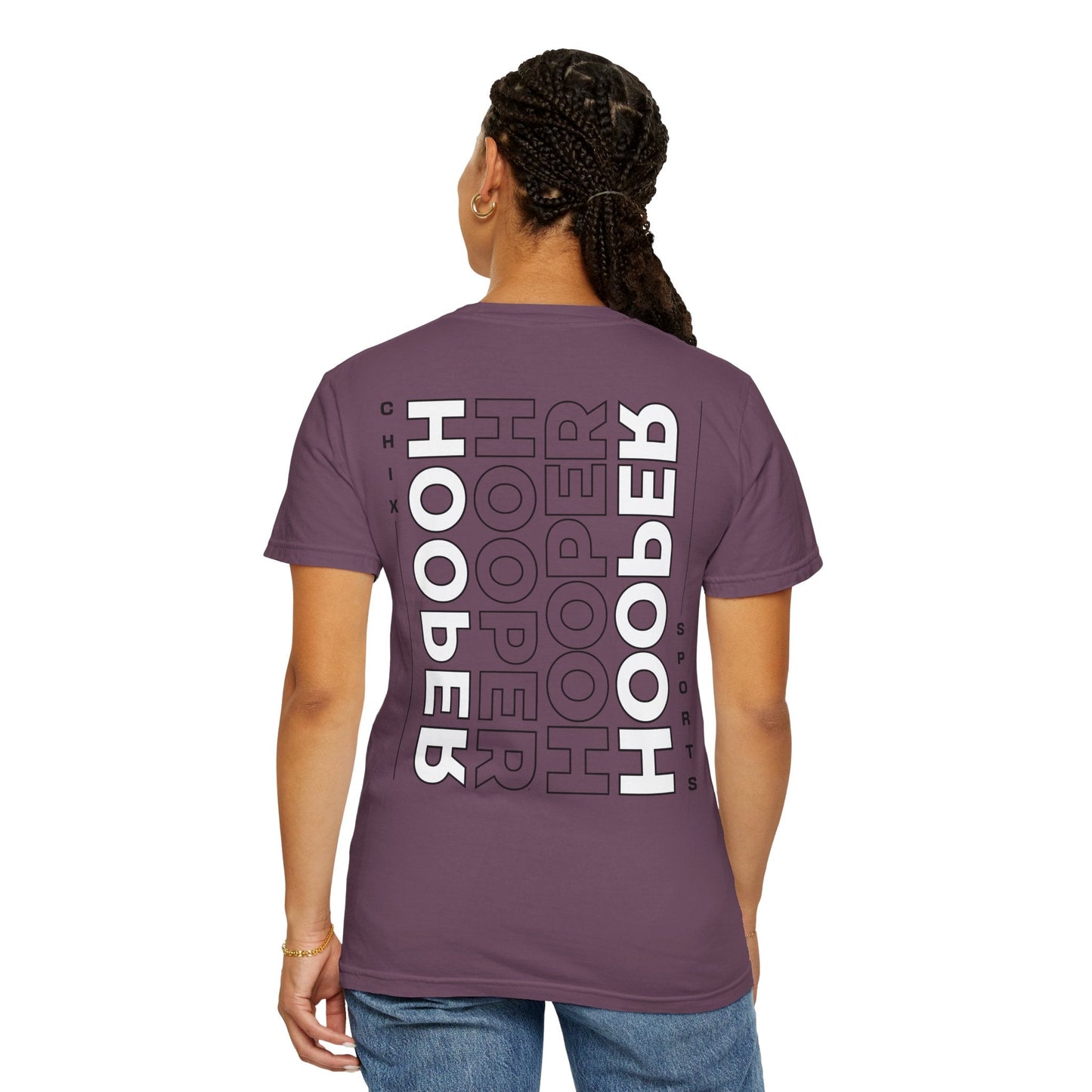 HOOPER Garment - Dyed T-shirt Vertical | Chix Sports