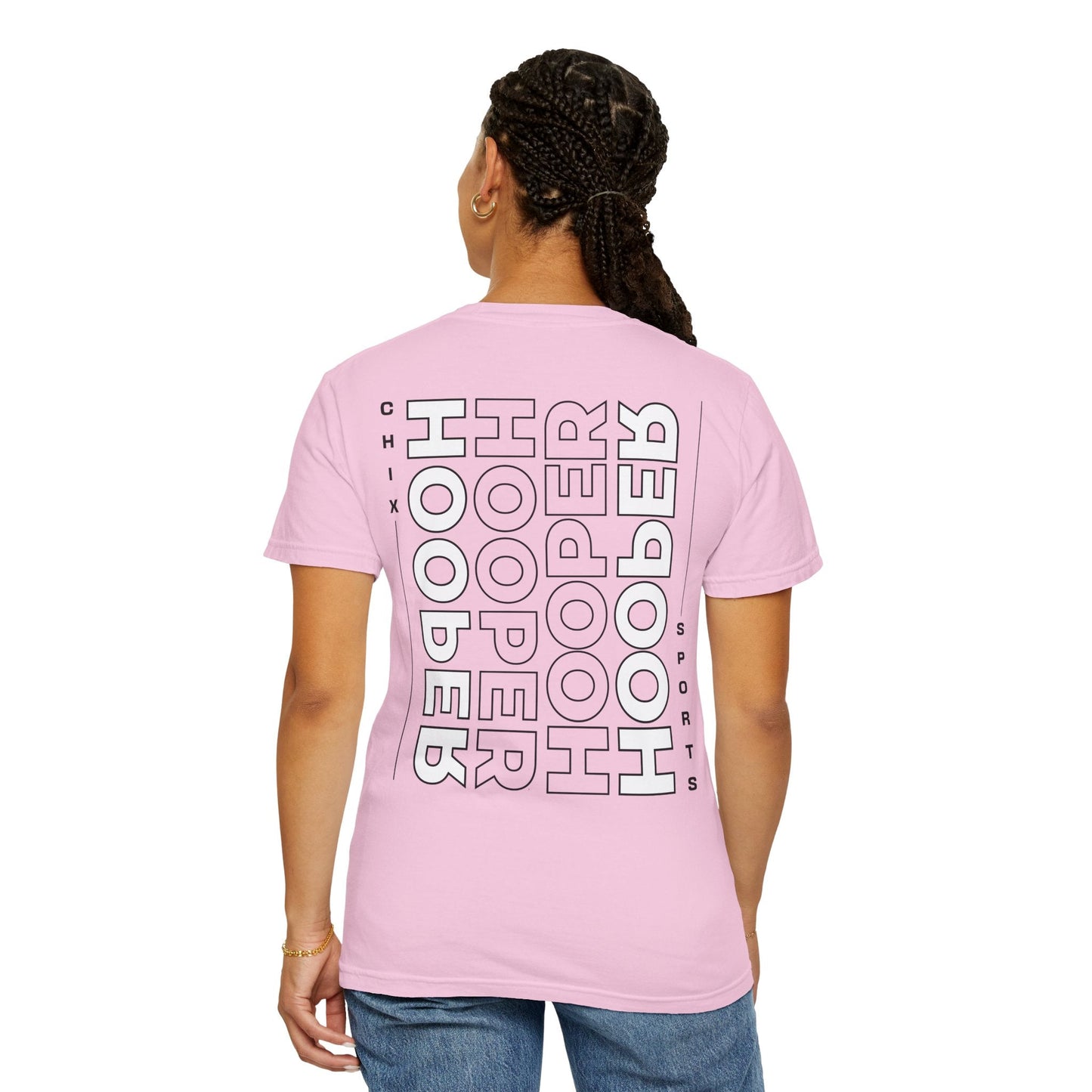 HOOPER Garment - Dyed T-shirt Vertical | Chix Sports