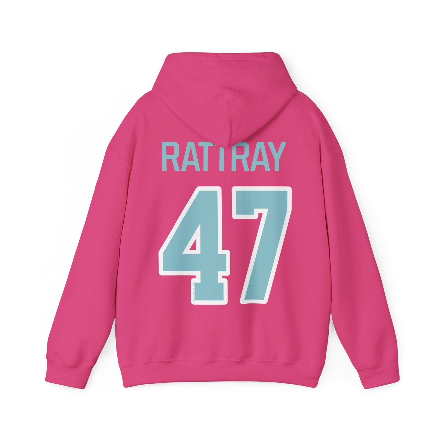 Jaime Lee Rattray 47 Heavy Fleet Hoodie - No Sleeve Print | Chix Sports