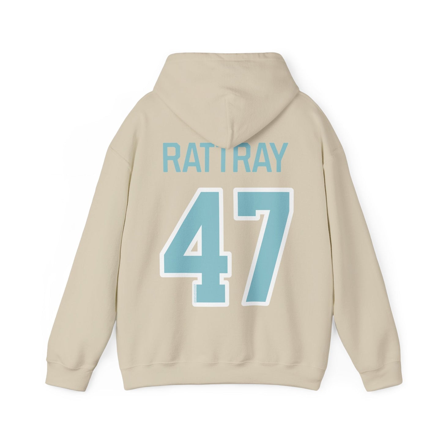 Jaime Lee Rattray 47 Heavy Fleet Hoodie - No Sleeve Print | Chix Sports