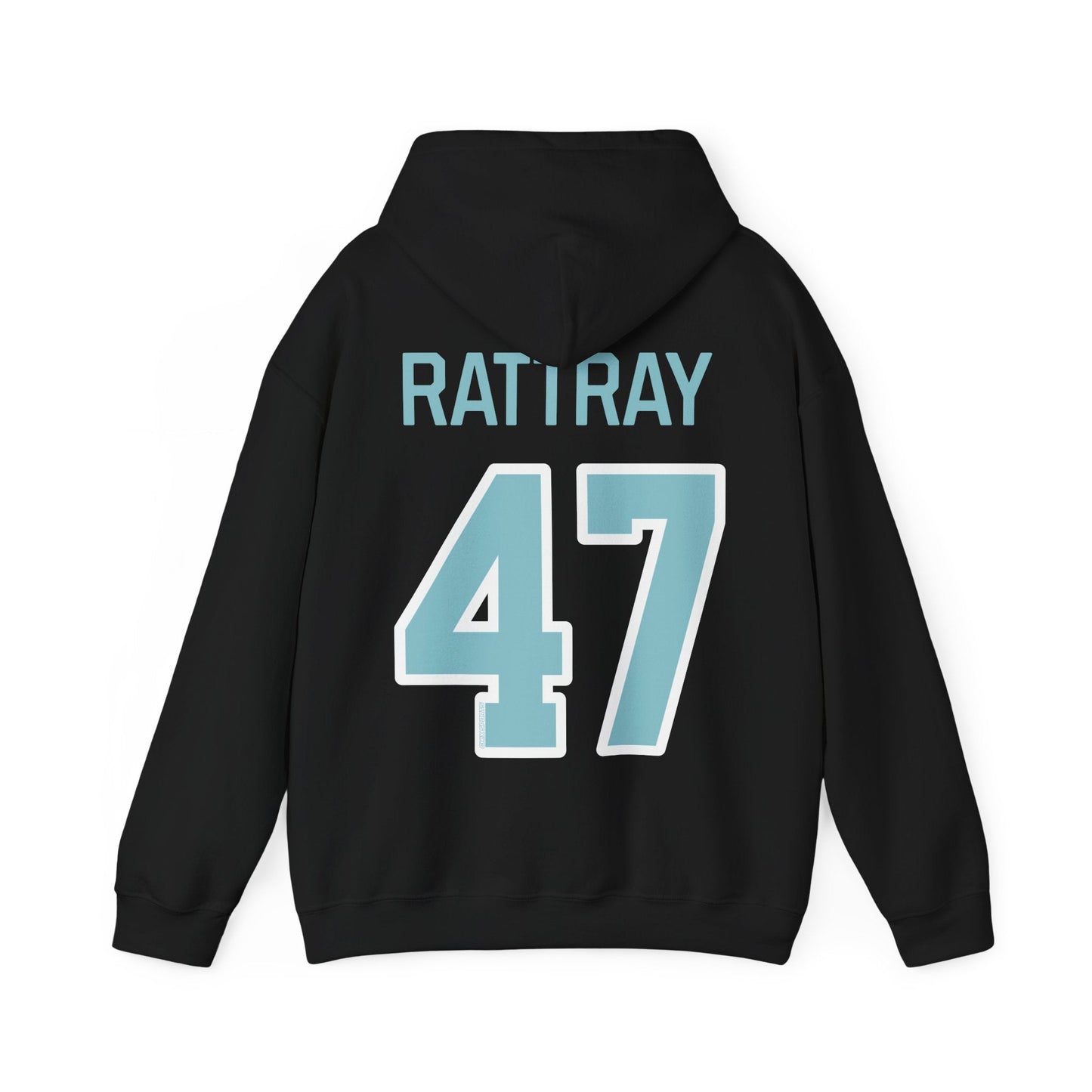 Jaime Lee Rattray 47 Heavy Fleet Hoodie - No Sleeve Print | Chix Sports