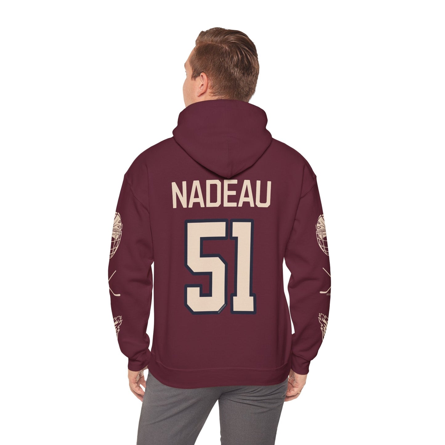 Kelly Ann Nadeau 51 Victoire Hockey Heavy Hoodie | Chix Sports