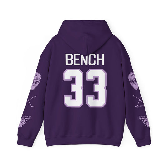 Lauren Bench 33 Frost Hockey Heavy Hoodie | Chix Sports