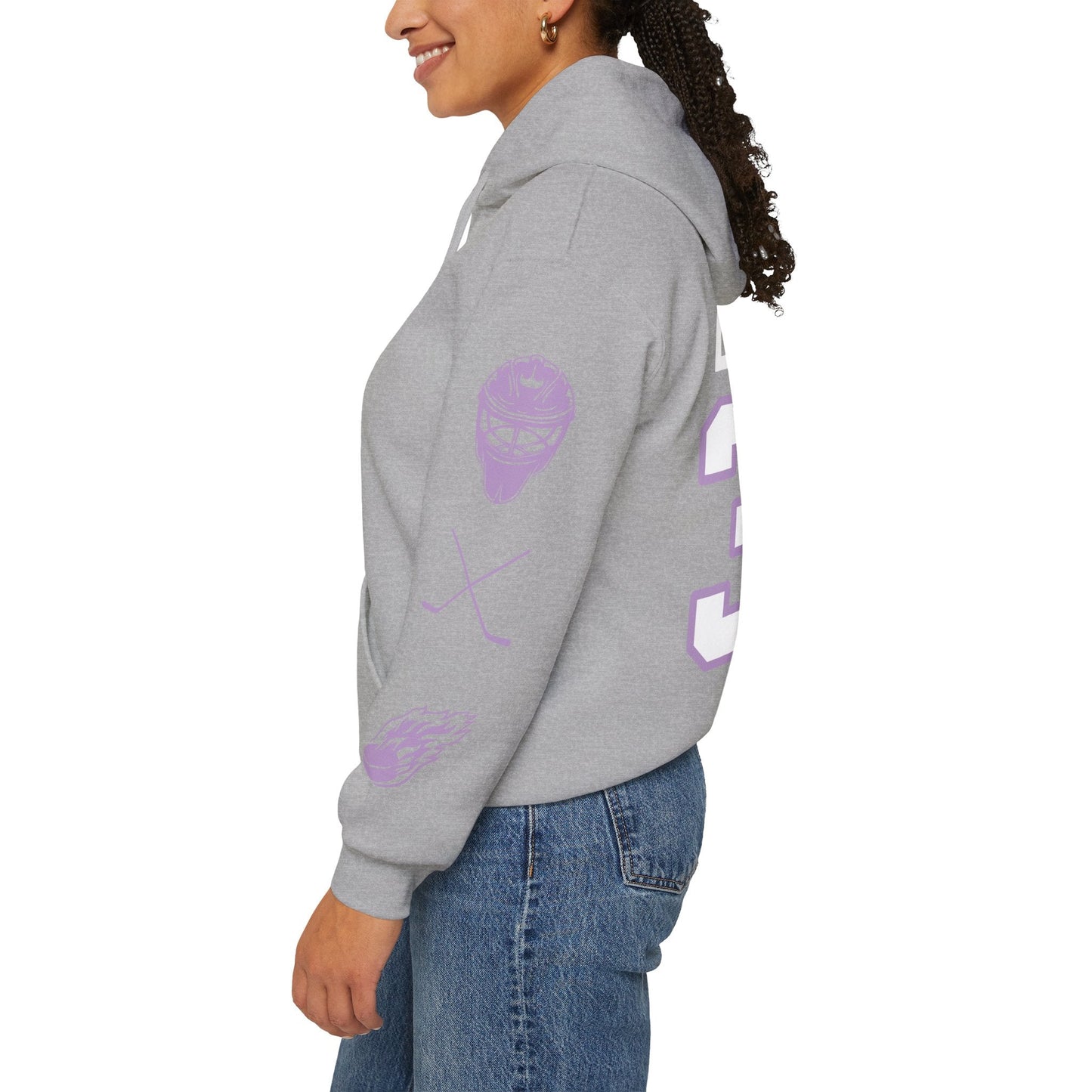 Lauren Bench 33 Frost Hockey Heavy Hoodie | Chix Sports