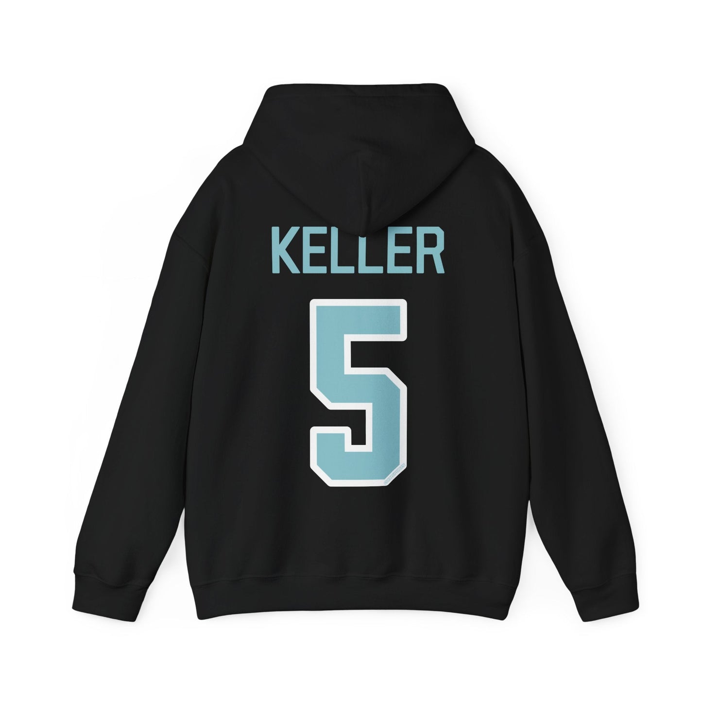 Megan Keller 5 Heavy Fleet Hoodie - No Sleeve Print | Chix Sports