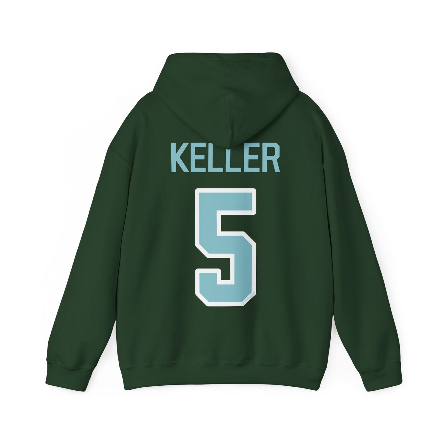 Megan Keller 5 Heavy Fleet Hoodie - No Sleeve Print | Chix Sports