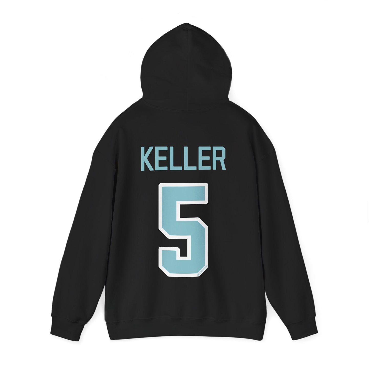 Megan Keller 5 Heavy Fleet Hoodie - No Sleeve Print | Chix Sports