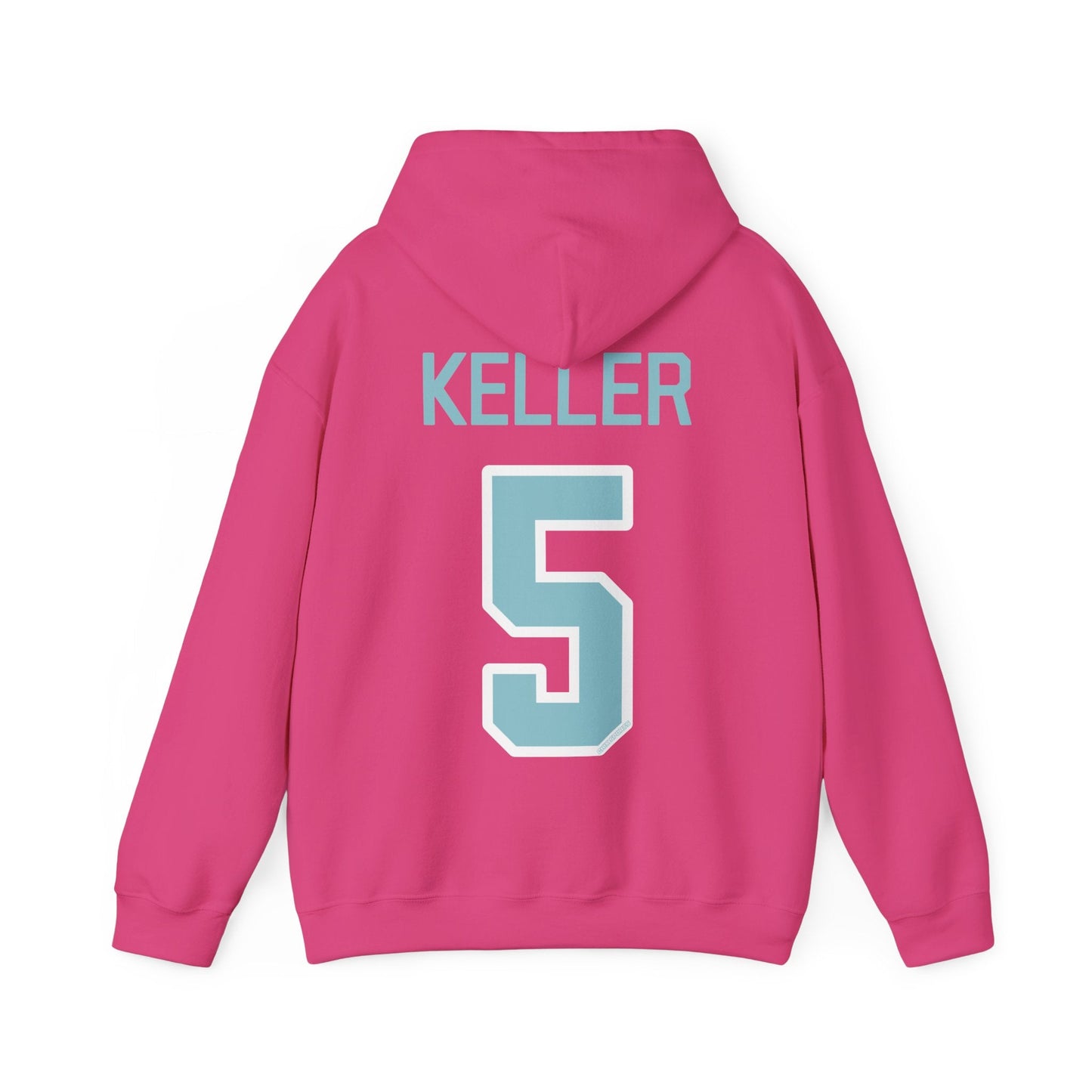 Megan Keller 5 Heavy Fleet Hoodie - No Sleeve Print | Chix Sports