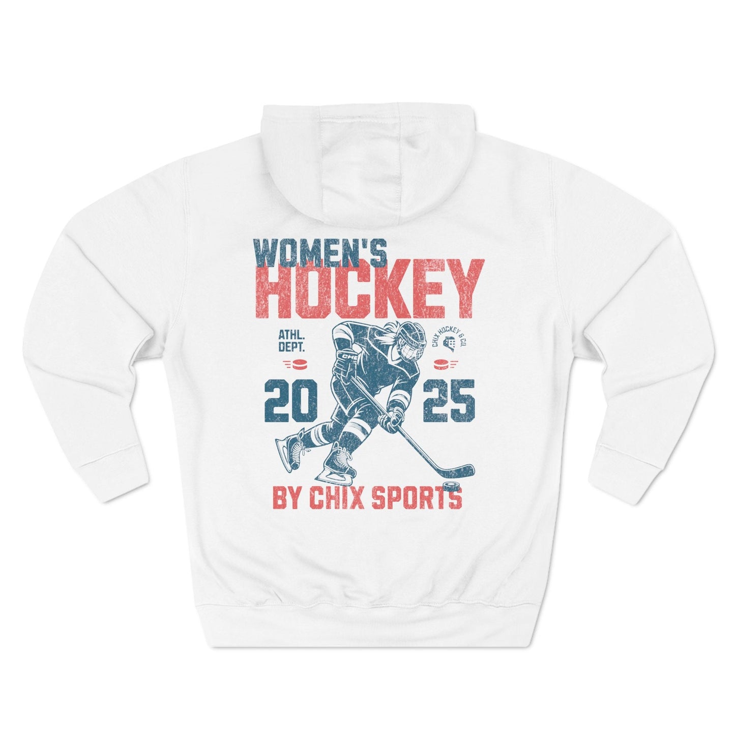 Premium Women's Hockey Hoodie Vintage Style | Chix Sports