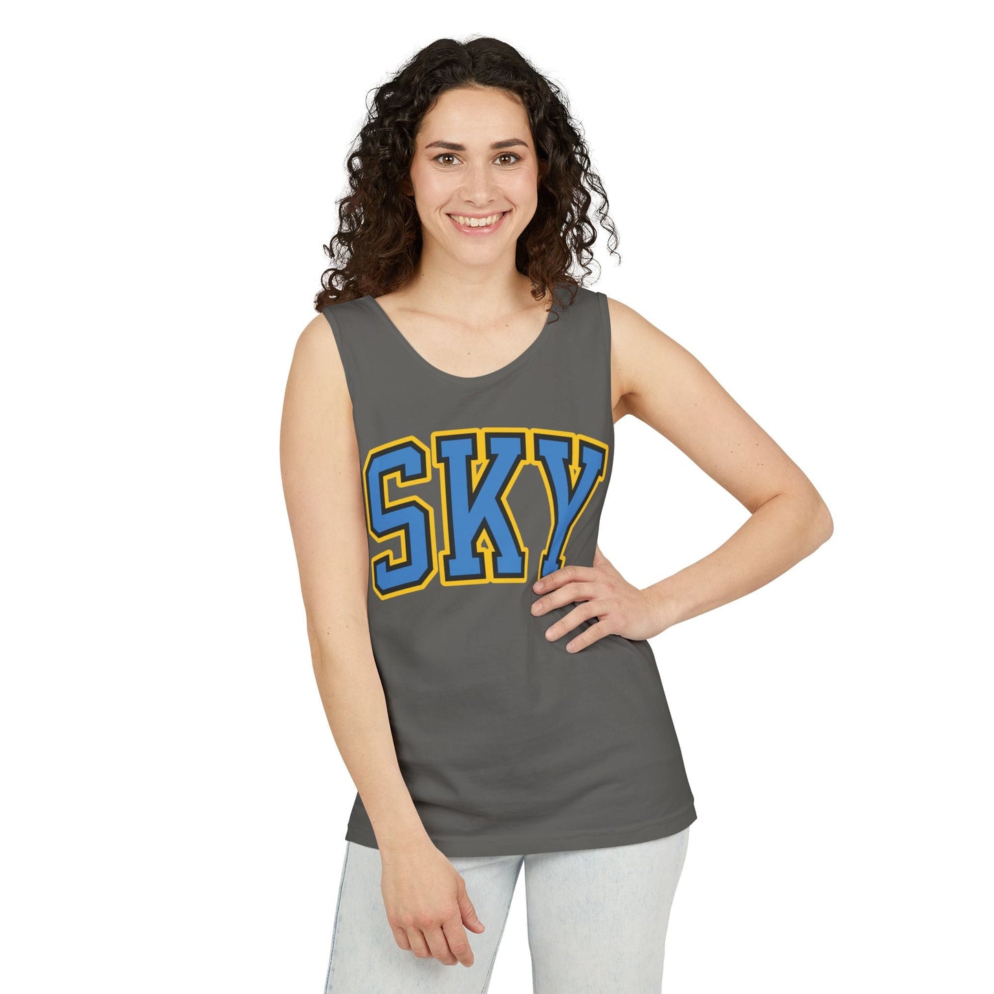 Sky Arch Basketball Unisex Tank Top | Chix Sports