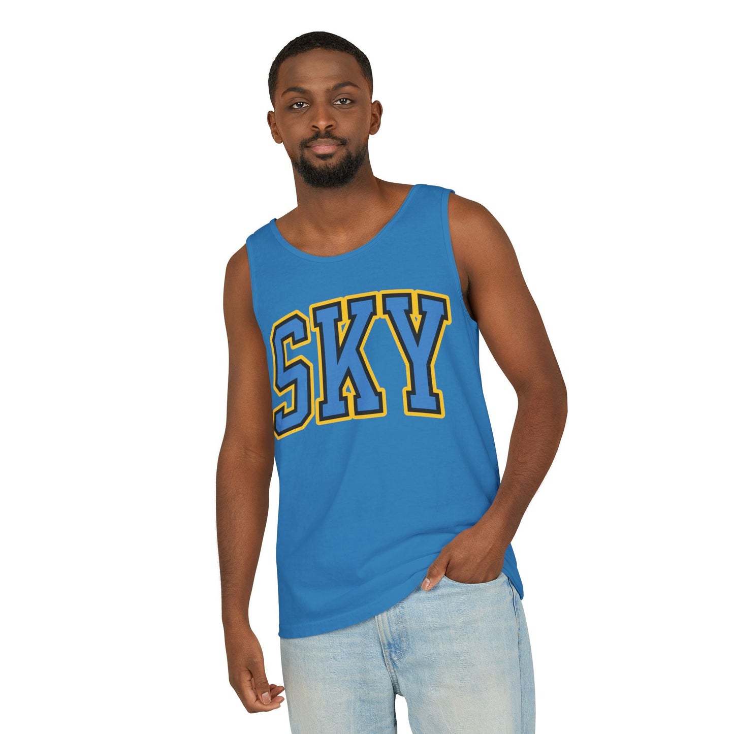 Sky Arch Basketball Unisex Tank Top | Chix Sports