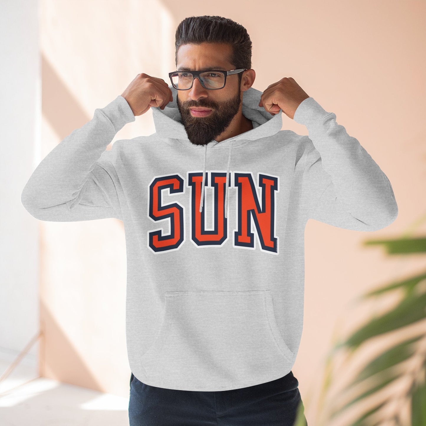 Sun Arch Premium Basketball Hoodie | Chix Sports