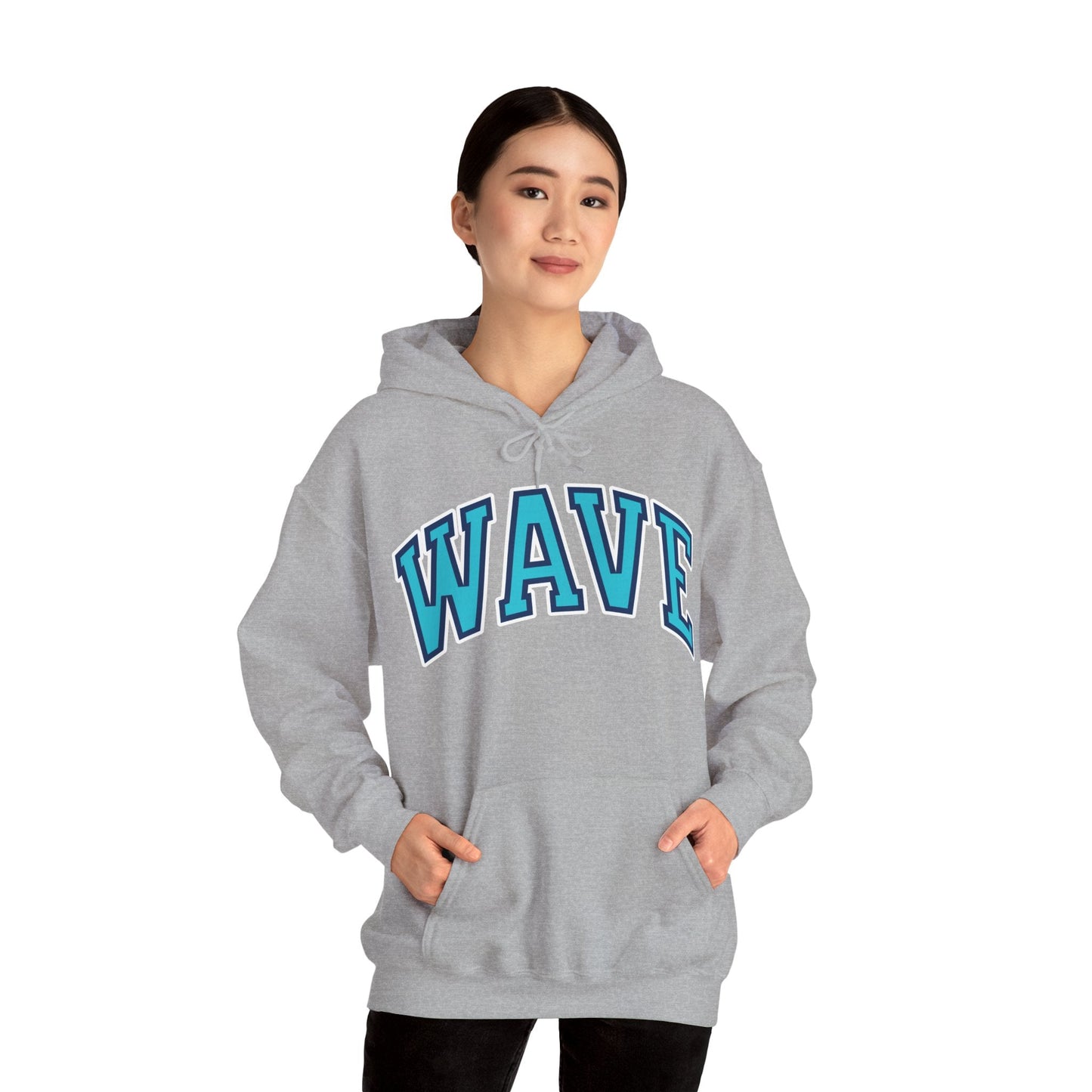 Wave Unisex Varsity Heavy Hoodie | Chix Sports