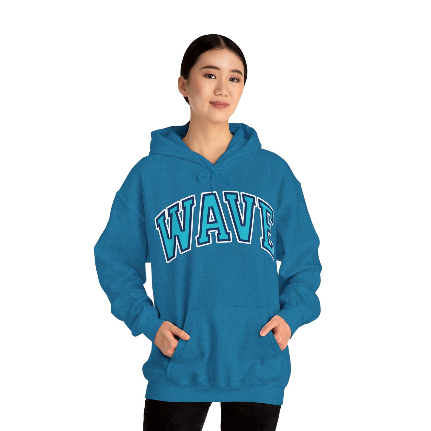 Wave Unisex Varsity Heavy Hoodie | Chix Sports