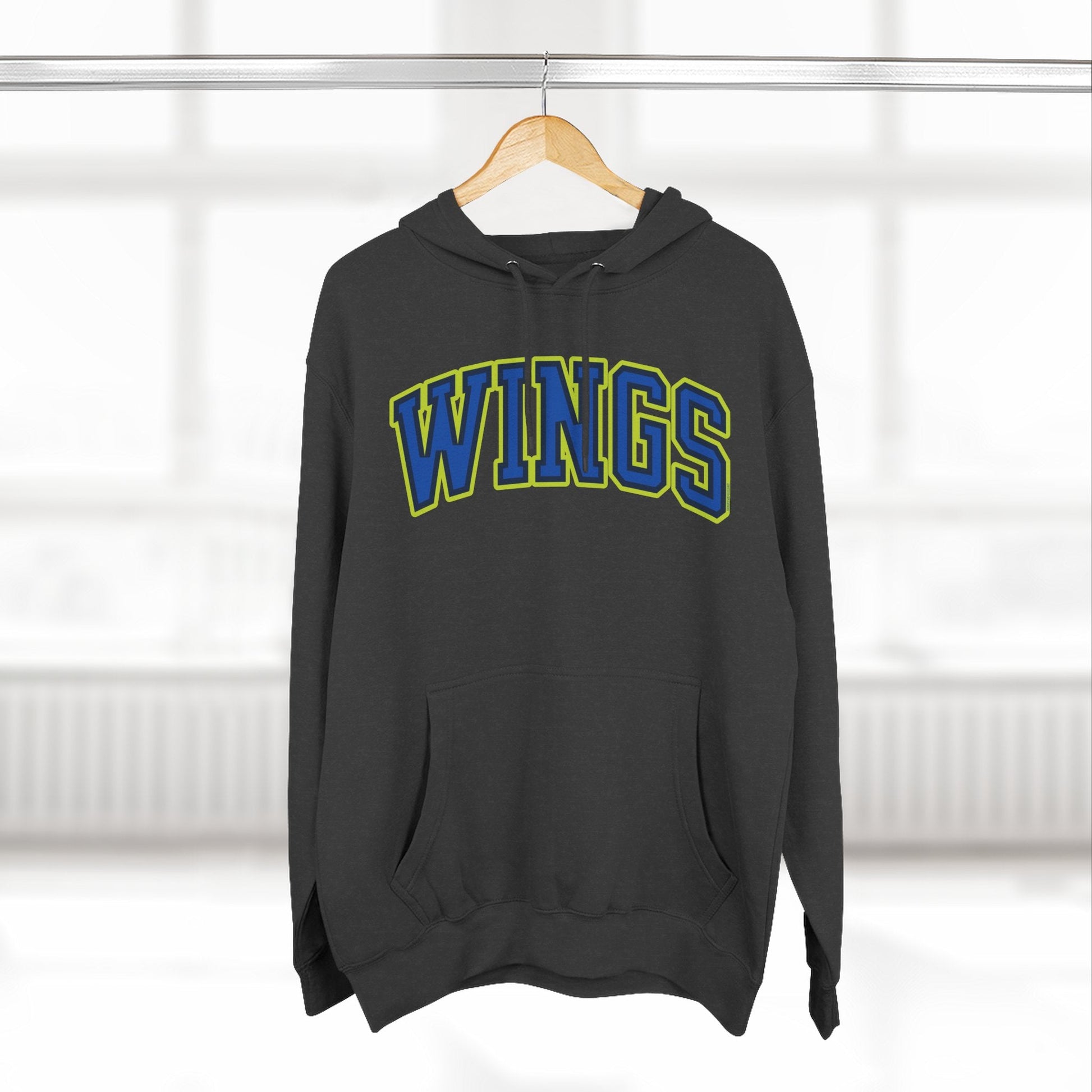 Wings Arch Premium Basketball Hoodie | Chix Sports