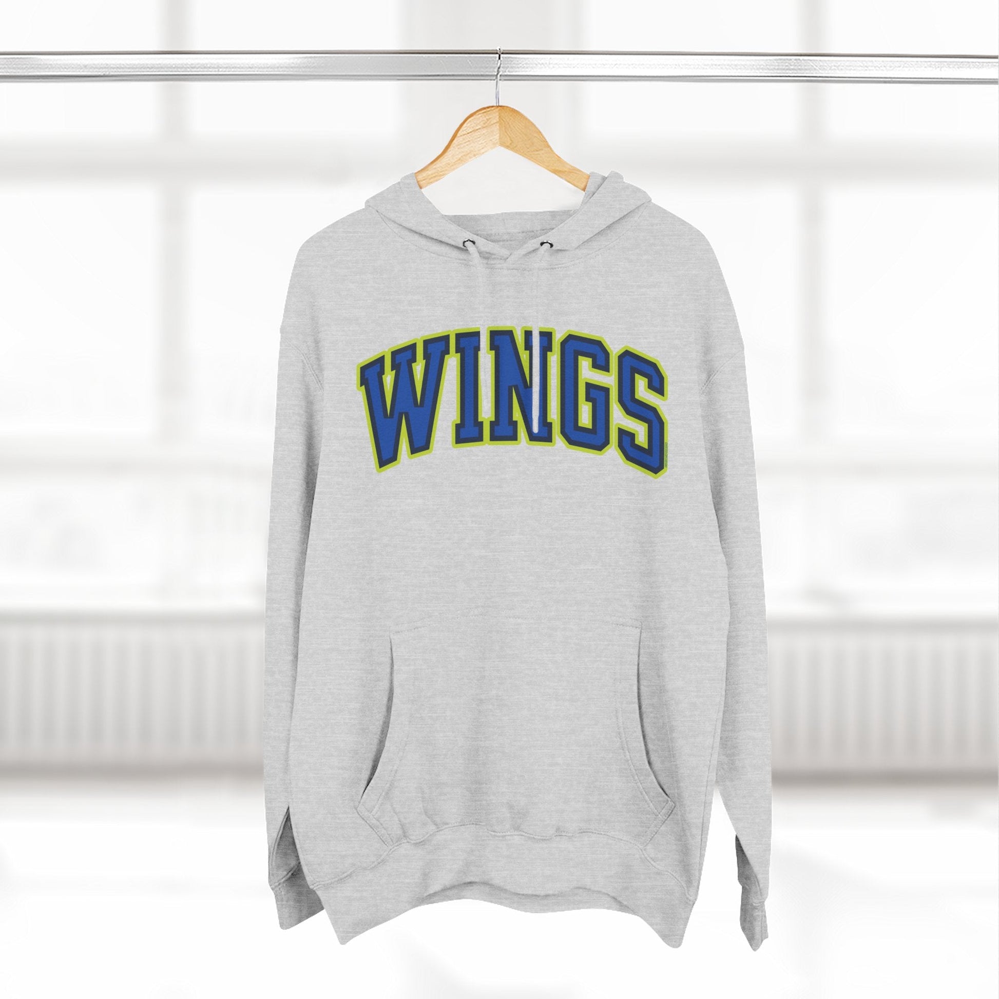 Wings Arch Premium Basketball Hoodie | Chix Sports