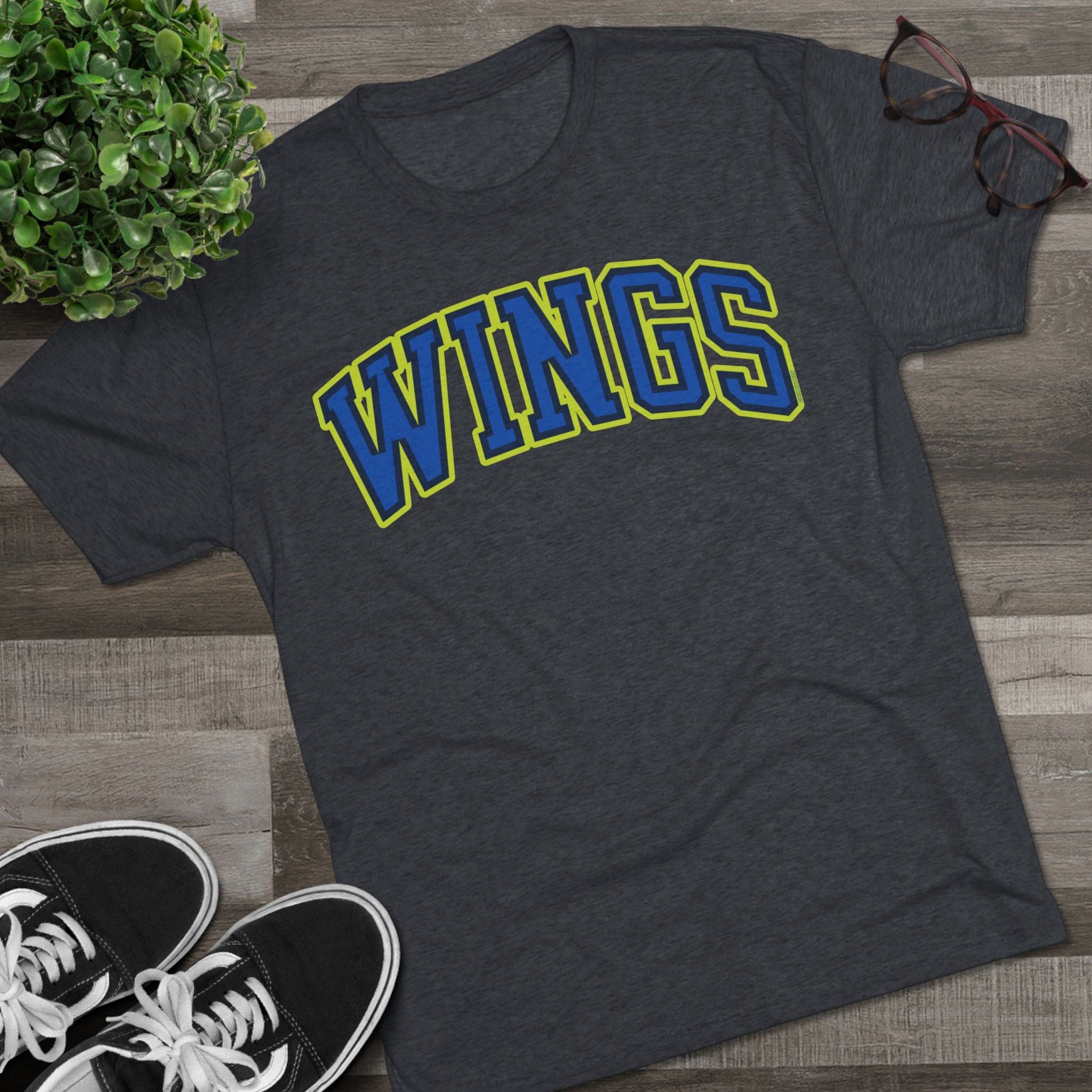 Wings Basketball Tri - Blend Shirt | Chix Sports