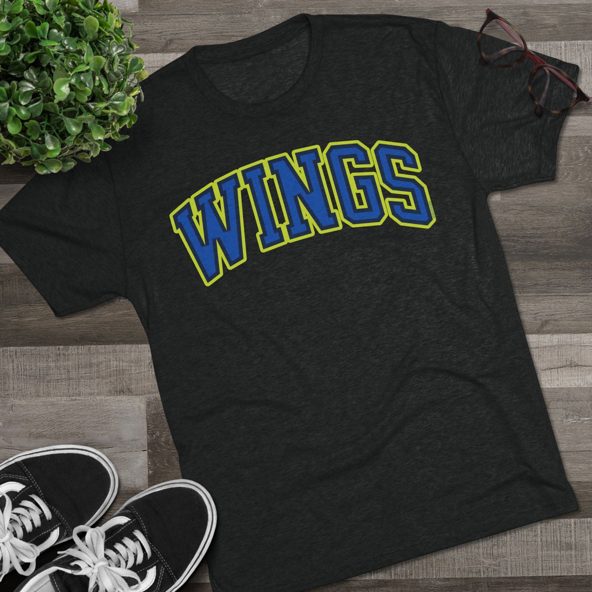 Wings Basketball Tri - Blend Shirt | Chix Sports
