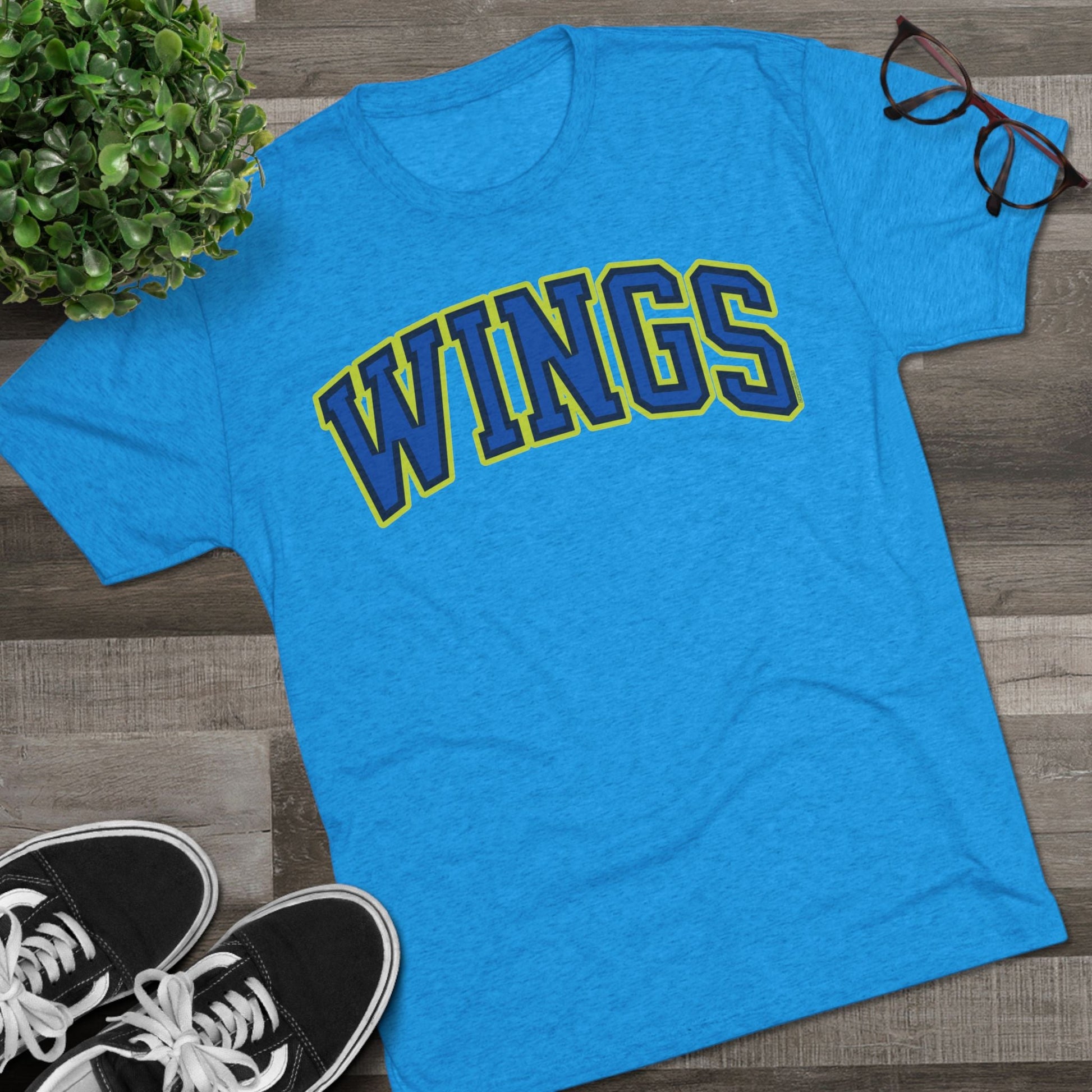 Wings Basketball Tri - Blend Shirt | Chix Sports