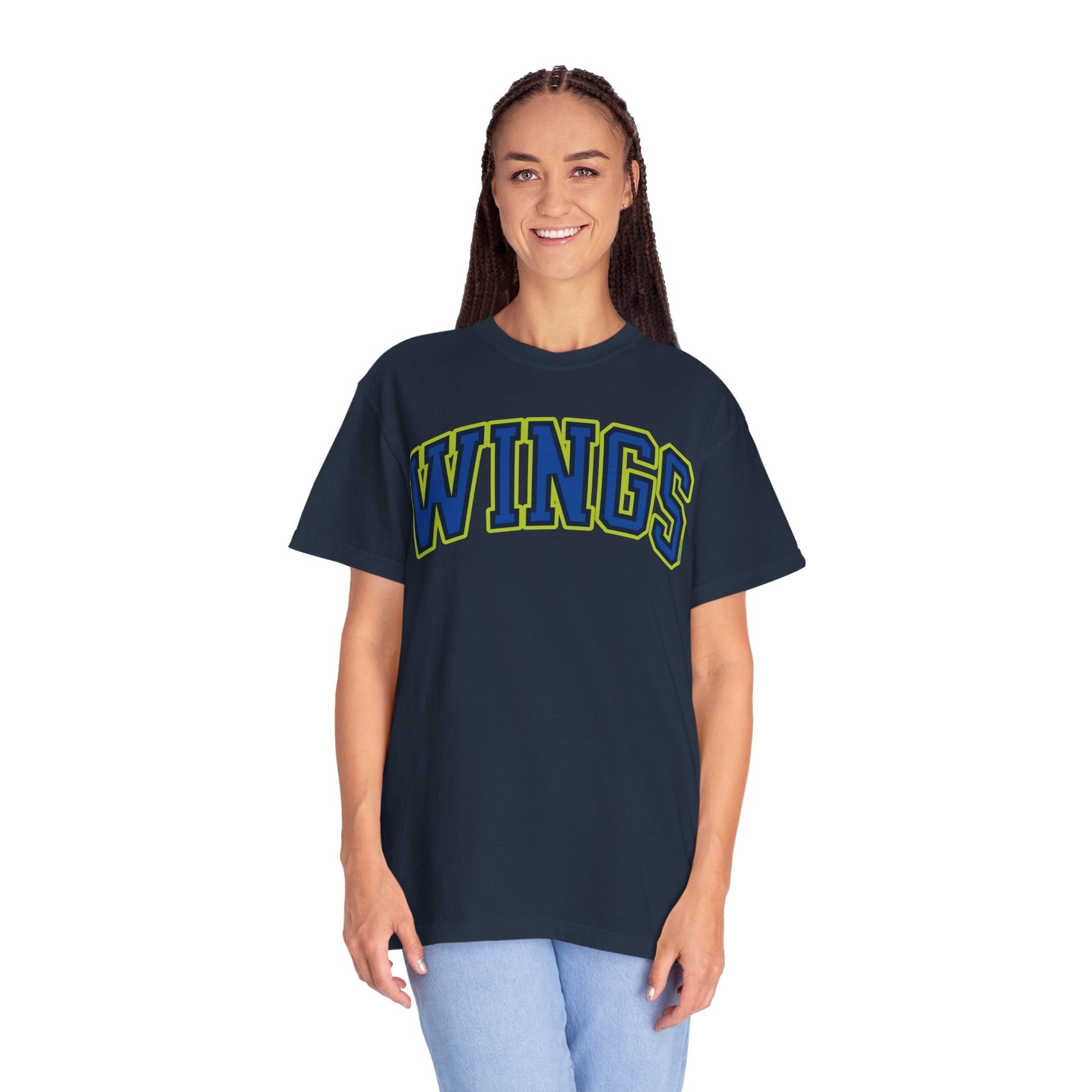 Wings Varsity Arch Premium Shirt | Chix Sports