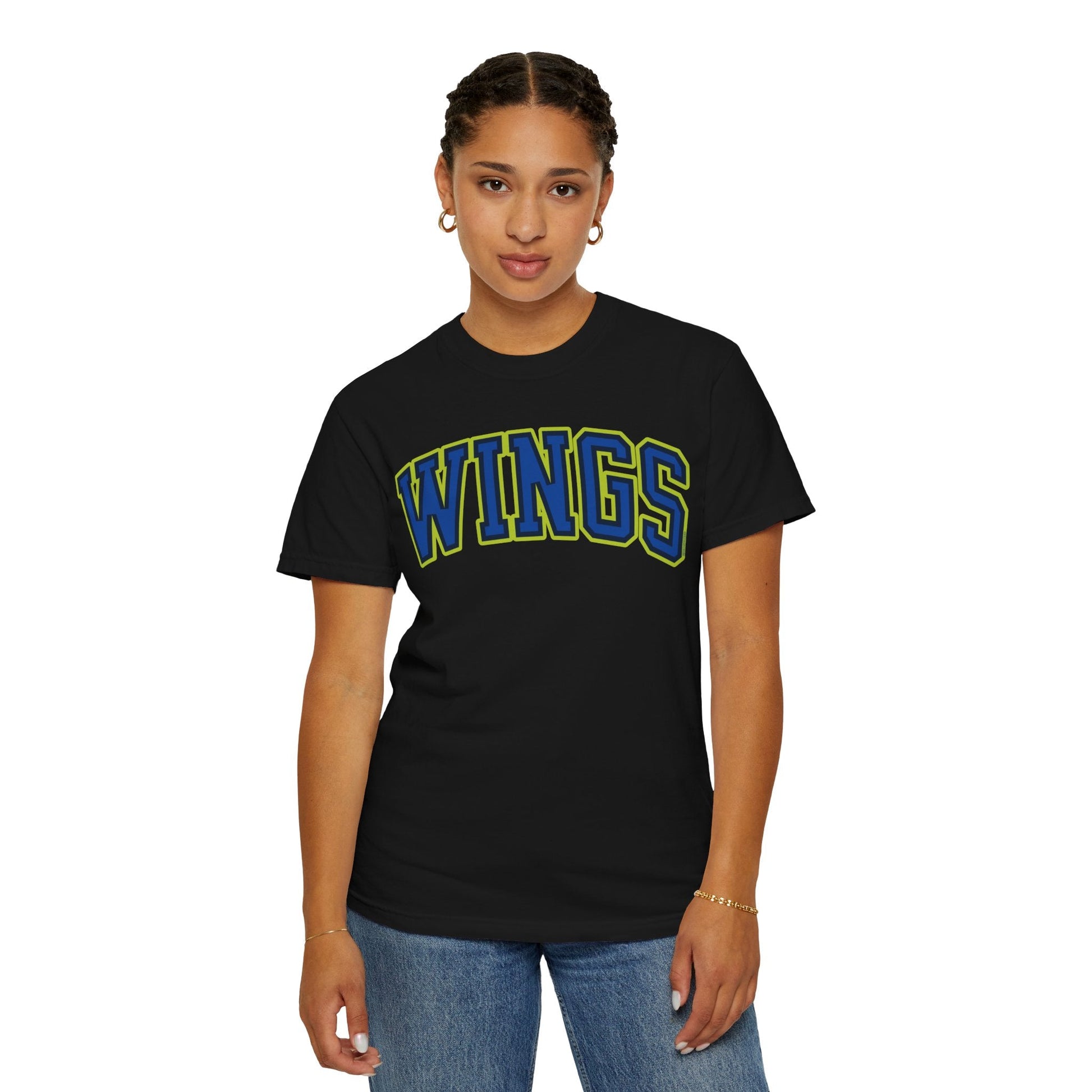 Wings Varsity Arch Premium Shirt | Chix Sports