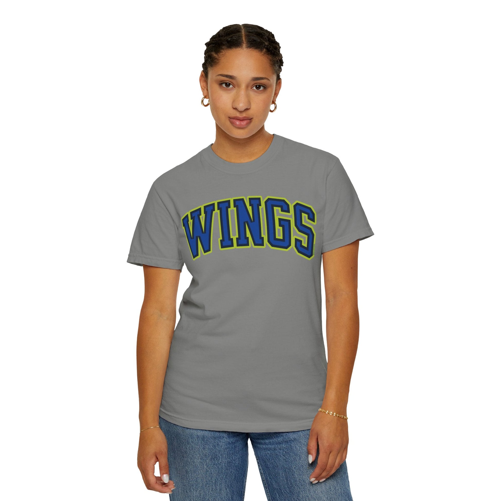 Wings Varsity Arch Premium Shirt | Chix Sports