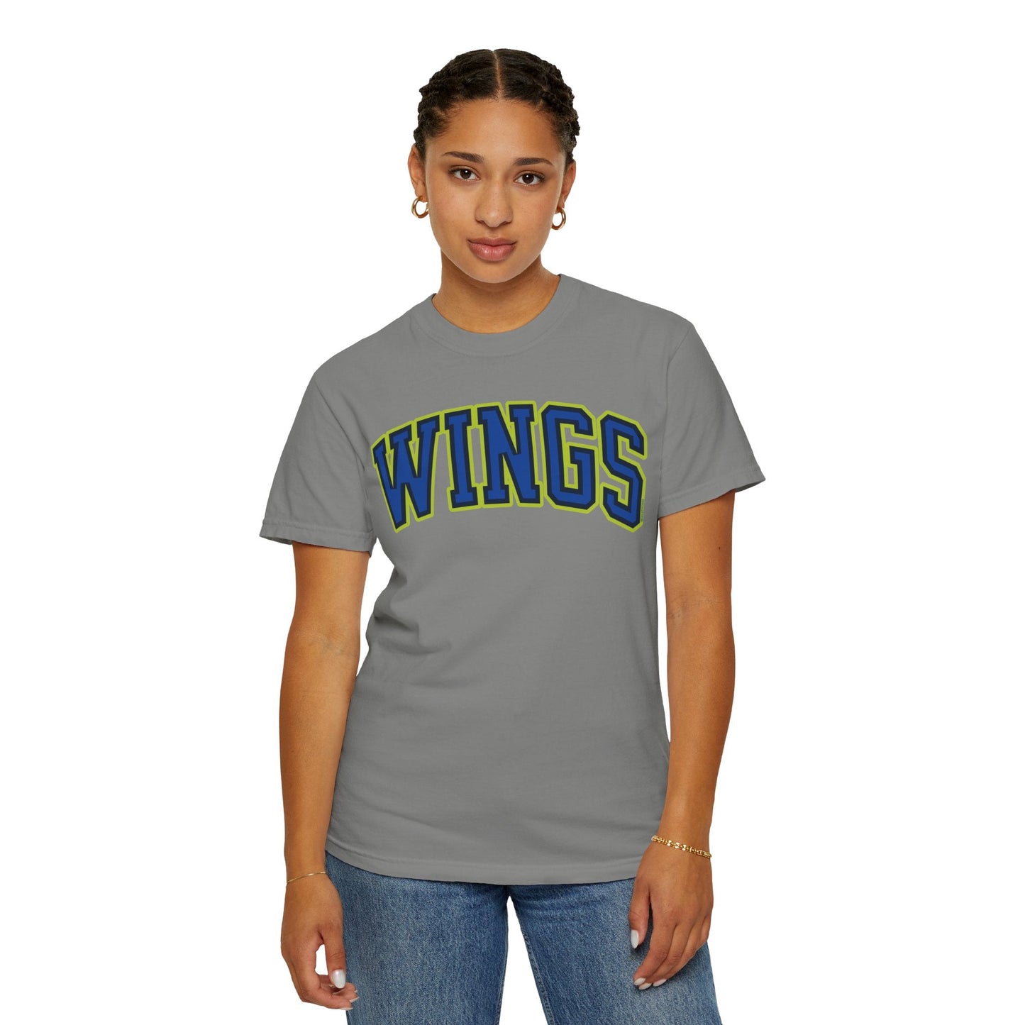 Wings Varsity Arch Premium Shirt | Chix Sports