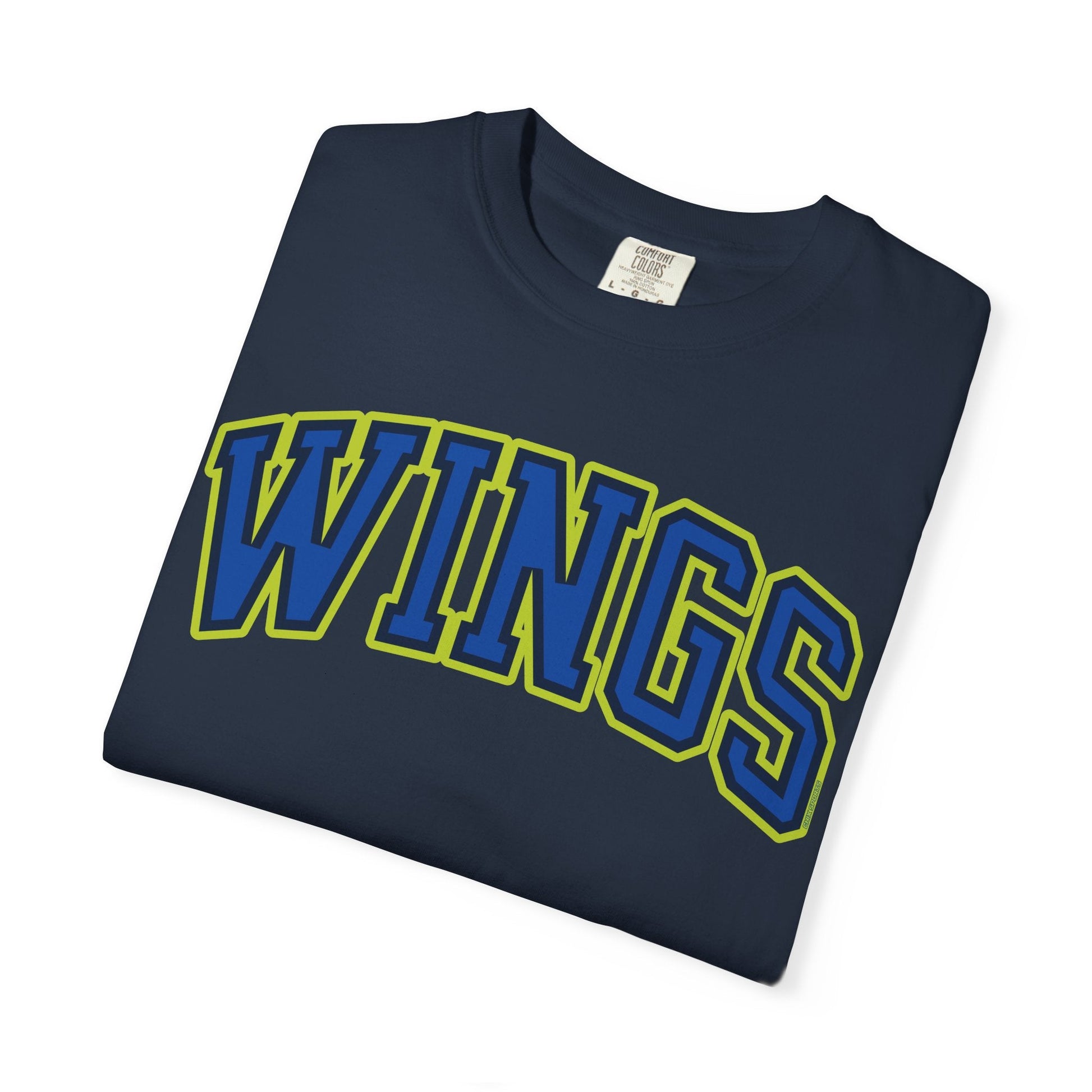 Wings Varsity Arch Premium Shirt | Chix Sports