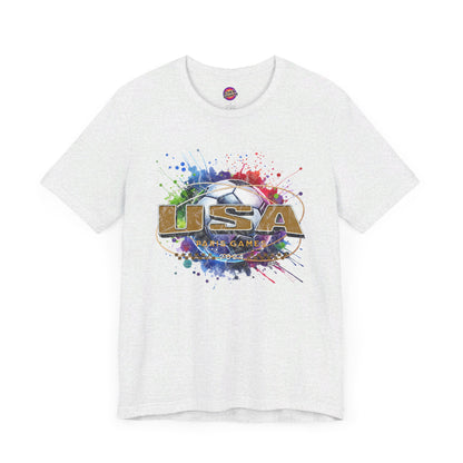 U.S. Women's Soccer Fans T-Shirt Deep Gold USA