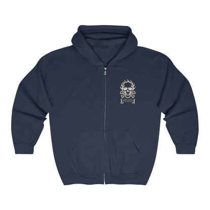 Compliance Skull Zip Hoodie